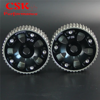 

Aluminum Cam Gear pulley Pair Fits For 91-95 Toyota MR2/MR-R/CELICA 3S-GTE SW20 Black