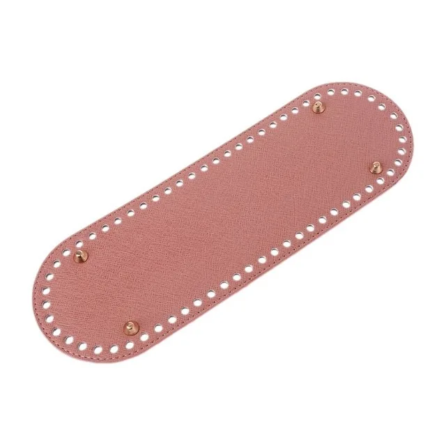 30x10cm Bag Bottom Shaper Bag Cushion Pad For Shoulder Handbag Making Diy Purse Accessories Oval Bottom For Knitting Bag Kzbt013 - Цвет: Pink