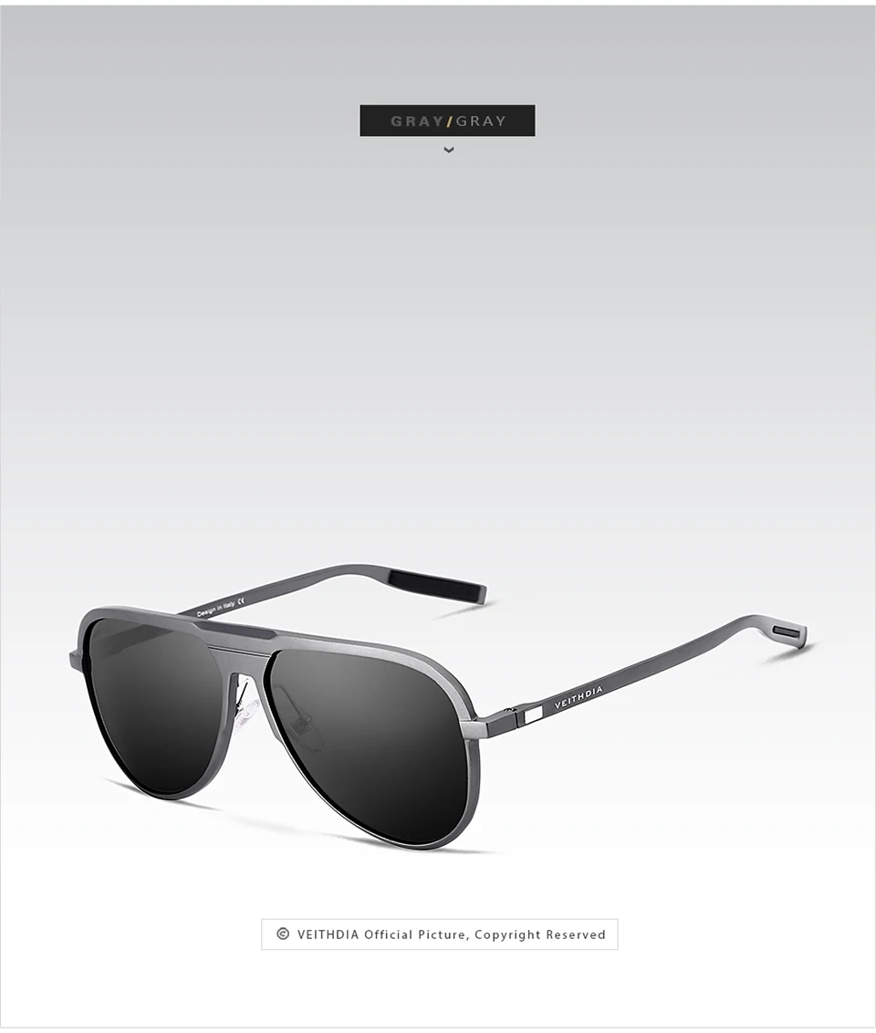 Новинка, бренд VEITHDIA, мужские солнцезащитные очки с алюминиево-магниевым покрытием, поляризованные очки, аксессуары, мужские солнцезащитные очки для мужчин/женщин, gafas VT6880