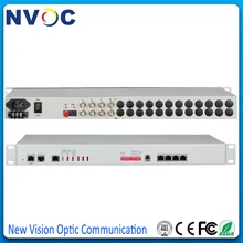 30Ch передача голоса по волокна+ 4 10/100M Ethernet+ 4E1 Порты волокна PCM FXO/FXS/видео мультиплексор, SM, SX, 20 км, FC, двойной Питание, 19-дюймовую стойку