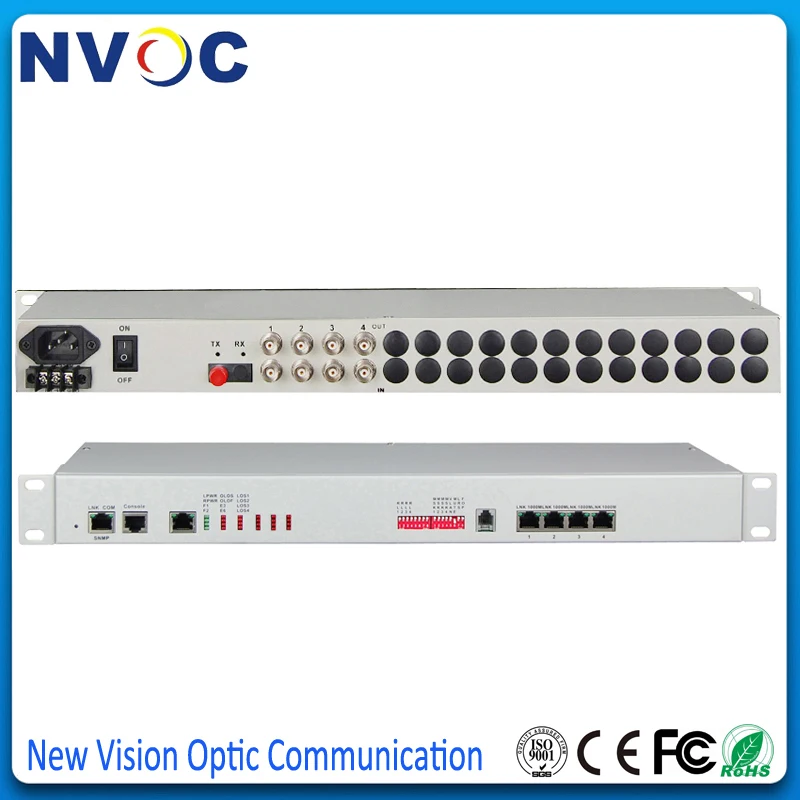 30Ch Voice + 4 10/100 м Ethernet SM SX 20 км FC SinglePower Supply 19 дюймовая стойка 30 кастрюль по