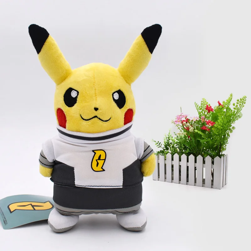 6 стилей Аниме Peluche Pikachu Косплей команда ракета Магма Аква Галактическая вспышка плазма Мягкие плюшевые Мультяшные куклы горячий подарок игрушка