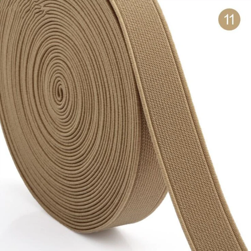 2 см ширина 5 ярдов/лот цветная эластичная лента нейлон Многоуровневая спандекс лента для шитья кружевная отделка поясная лента аксессуары для одежды