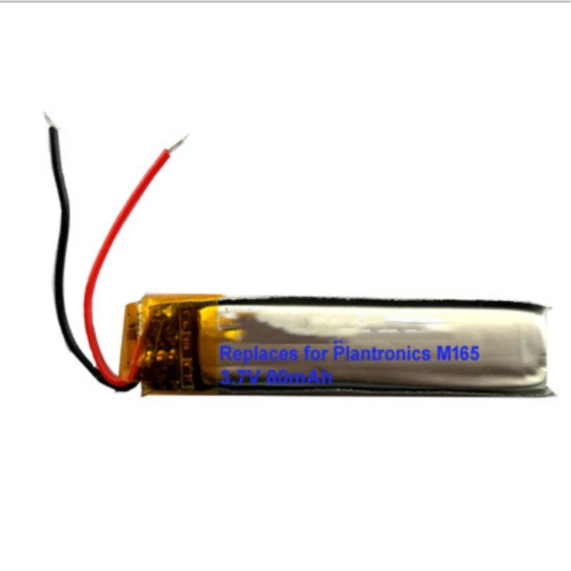 Bateria para Plantronics Fone de Ouvido Lote Ttvxo Lssp321036ab M165 Bateria 5 Pçs –
