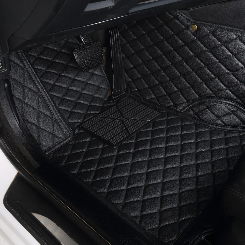 

Mat leather car floor mats for Bmw X5 E53 E70 2018 2017 2014-2016 2004-2013 Custom auto foot Pads automobile carpet car mats