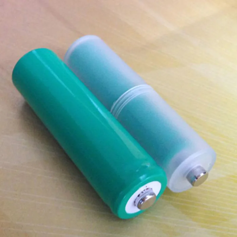 AAA to AA Size Cell Battery Converter Adapter Batteries Holder Storage Box Plastic Case Switcher for AAA to AA battery pack for camping