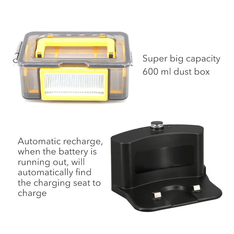  MeiLing Rechargeable Robot Vacuum Cleaner For Home Remote Control Auto Cleaning Smart Sweeping Robo