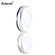 Светодиодная лампа под шкаф с датчиком движения и датчиком света, работающая от батареи лампа в шкафу, шкаф, умный дропшиппинг, Joneaz