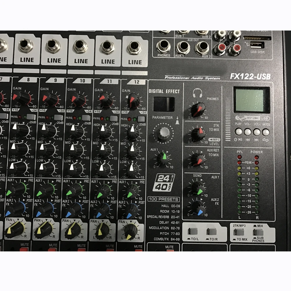 Audio Mixer FX122-USB Professional mixer 12