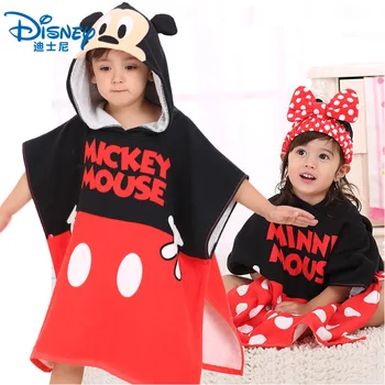 

Disney towel bathtowel 100% Cotton Cartoon Minnie Mickey Frozen baby boy girl children bathe Water absorption fashion happy