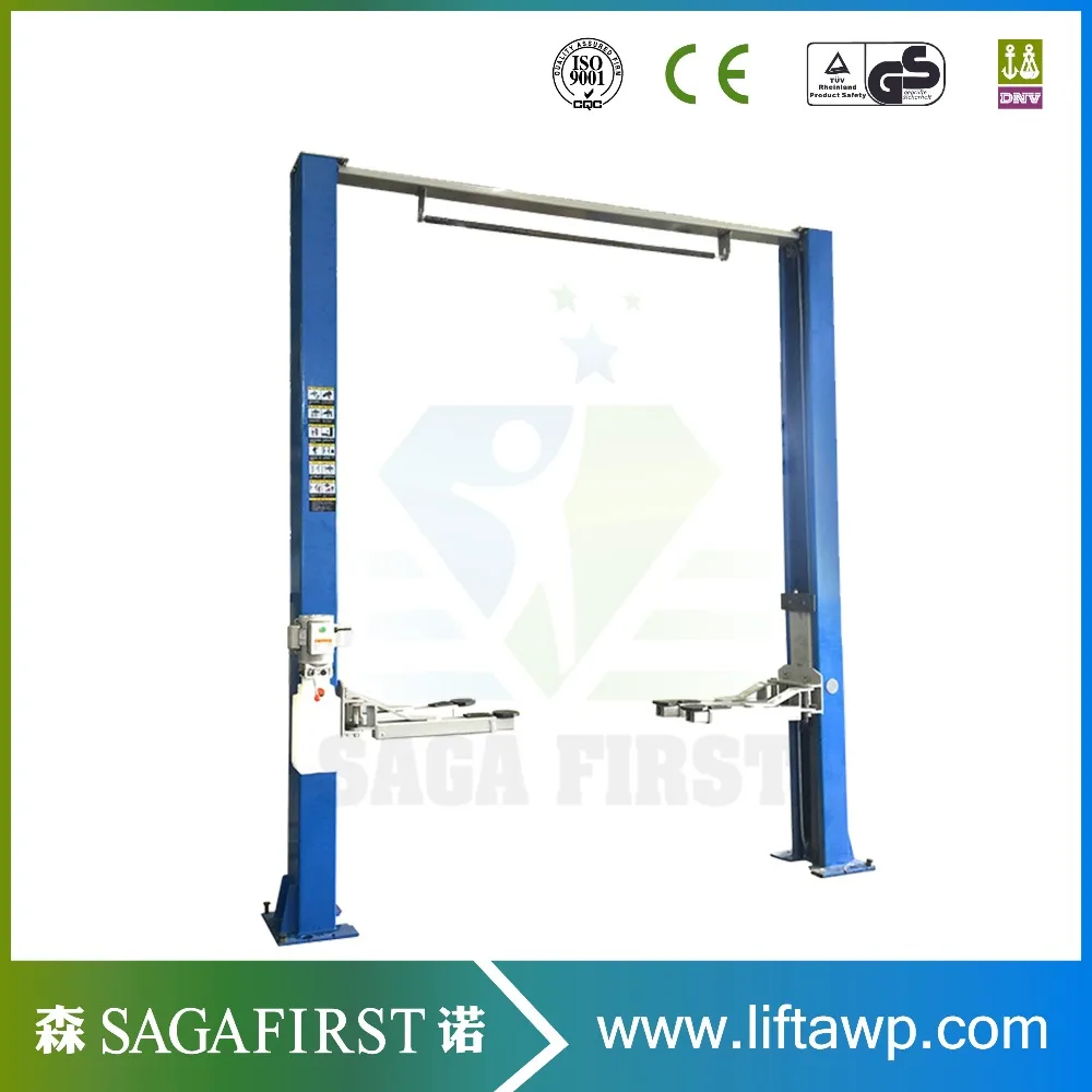 

Smart Design 2 Post Lift Double Cylinder Hydraulic Lift
