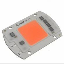 Hydroponice AC 220V 20w 30w 50w led grow chip full spectrum 380nm-840nm for indoor led grow light