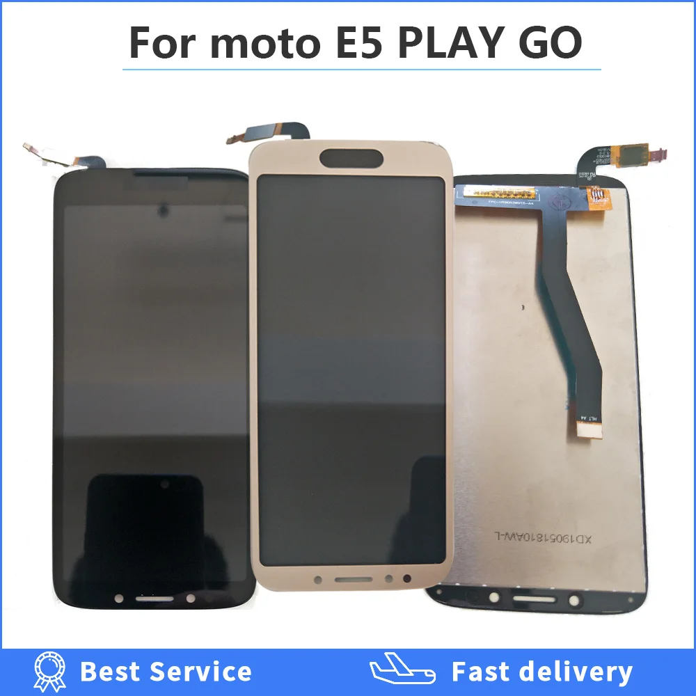 

5.8 inch lcd For Motorola Moto E5 play Go XT1920 LCD Touch Screen Digitizer Front Glass Panel replacement display free shipping