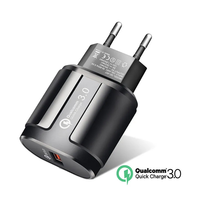 

Phone Charger quick charge QC 3.0 US EU Charger Universal mobile phone charger qc3.0 fast charger for Samsung Xiaomi