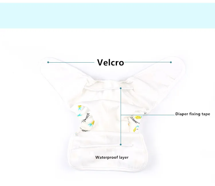 Водонепроницаемые хлопковые подгузники для новорожденных многоразовый, стираемый подгузник, ткань памперсы подгузники, детские трусики