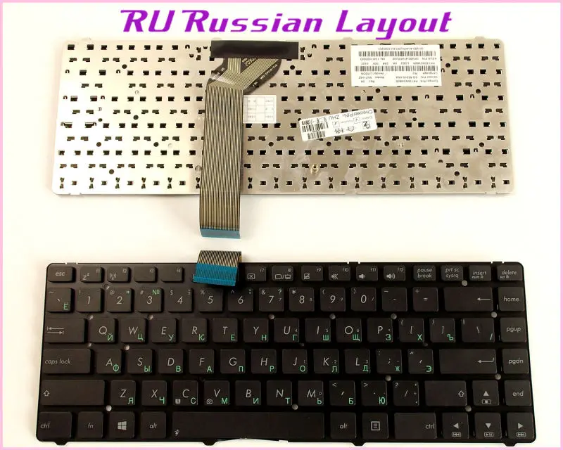 Русская раскладка клавиатуры для ASUS A45 A45A A45V A45VD A45VJ A45VM A45VS A45D A45DE A45DR