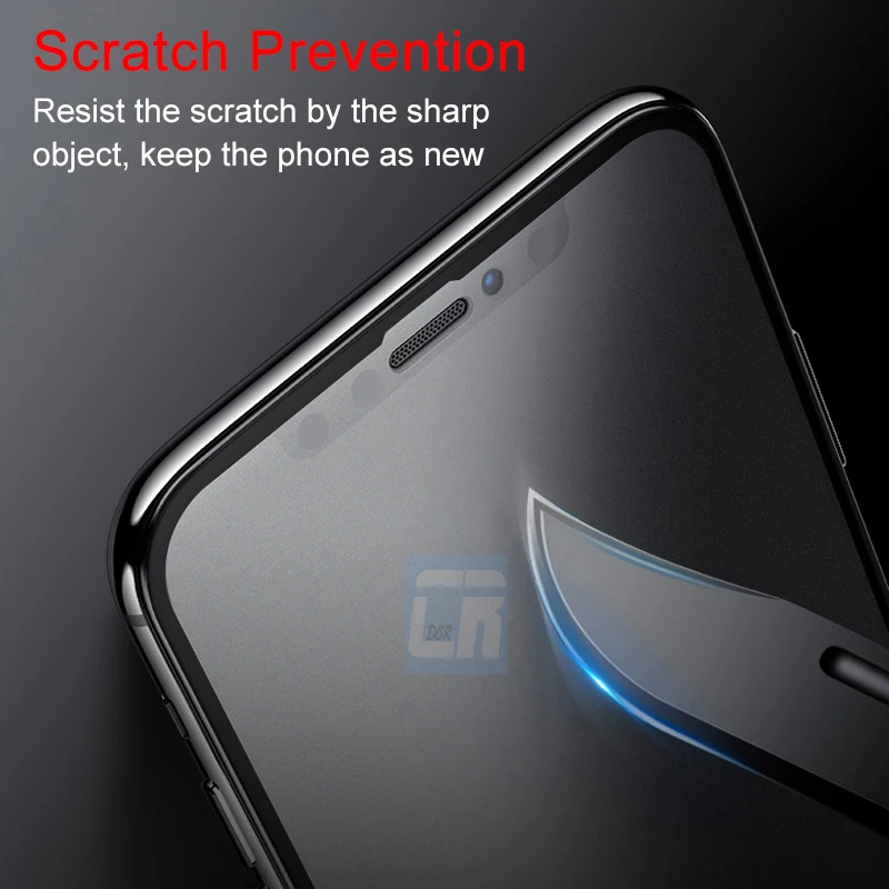 9D матовый протектор экрана для iPhone 11 Pro XS MAX закаленное стекло для iPhone XR 8 7 6 Plus без отпечатков пальцев защитная пленка