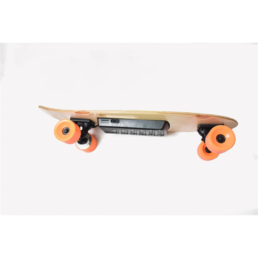 Sale 150W 4-Wheel Electric Remote Control Skateboard Scooter Wood Longboard Skate Board Mileage 10-15km Kids Adult Street Board 110V 1