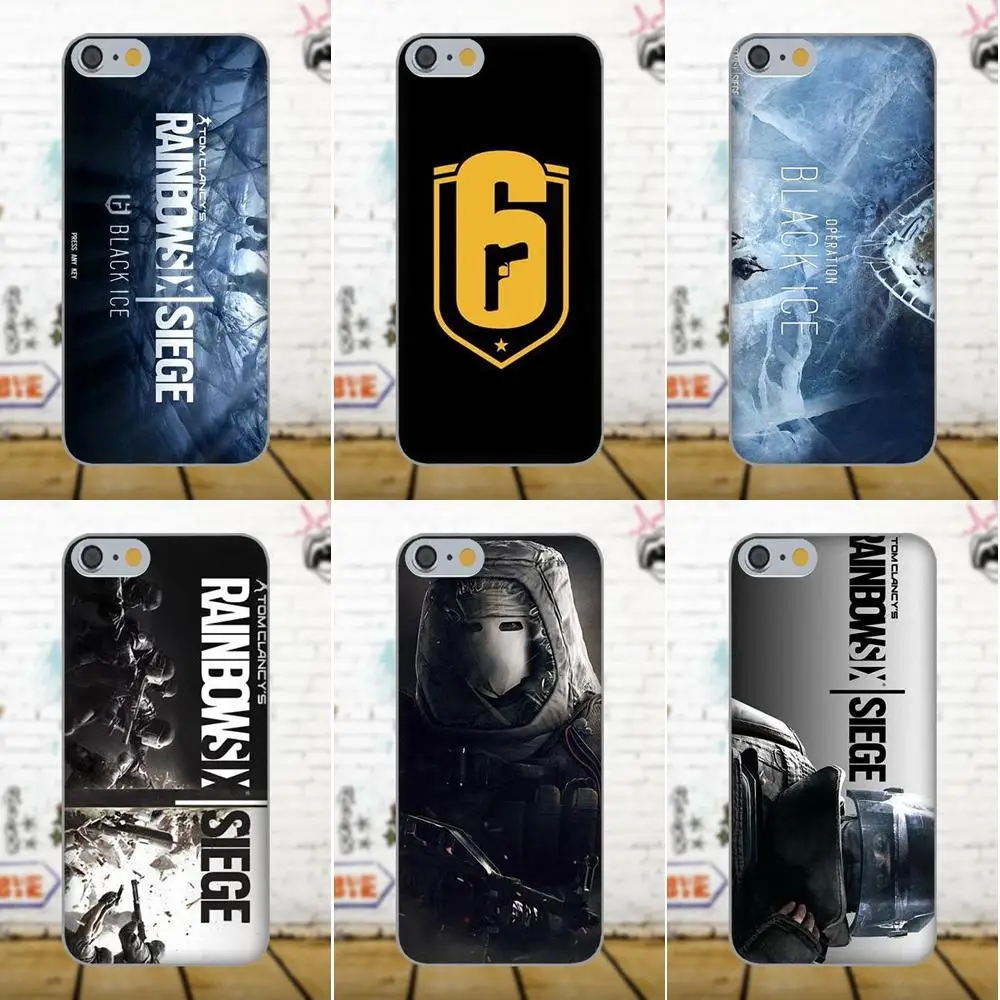 

Rainbow Six Siege Operation Black Ice For Huawei G8 Honor 5C 5X 6 6X 7 8 9 Y5II Mate 9 P8 P9 P10 Lite Plus 2017 Soft TPU Pattern