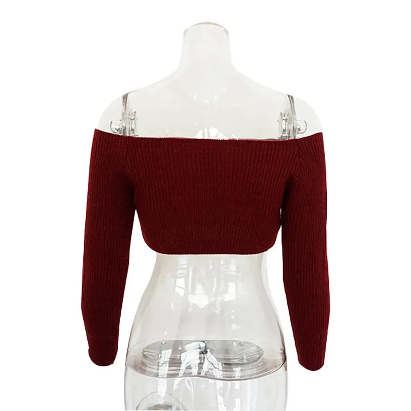 Women-Sexy-Off-Shoulder-High-Waist-Short-Crop-Sweaters-Long-sleeve-Pullovers-Classic-Loose-Knitting-Thick-Line-Short-Sweater-TP0022 (12)