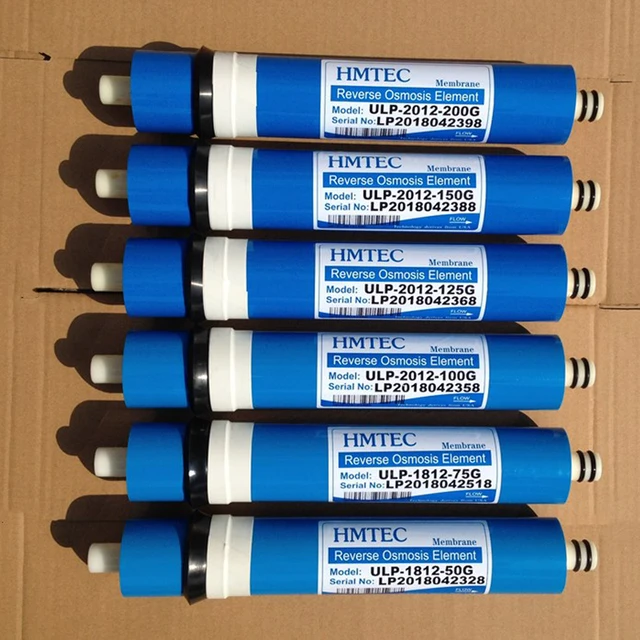 Cheap HMTEC RO reverse osmosis membrane filter 1812-50G/75/2012-100/125/150/ Cheap HMTEC RO reverse osmosis membrane filter 1812-50G/75/2012-100/125/150/