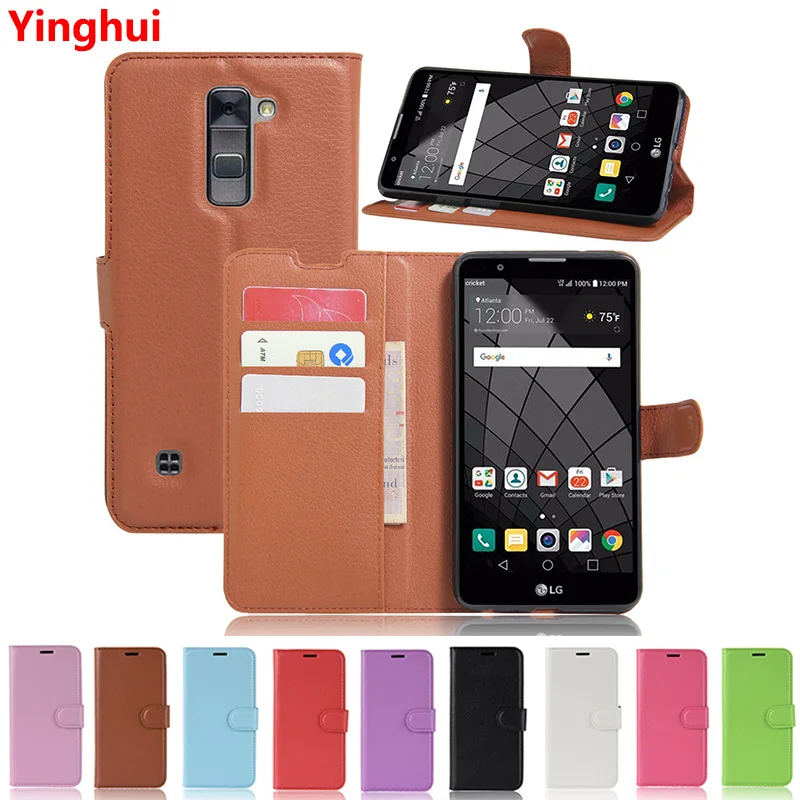 

Flip Wallet Leather Card Pocket Stand Case for LG Stylus 2 Book Style Full Protective Anti-knock Case Cover For LG Stylus 2