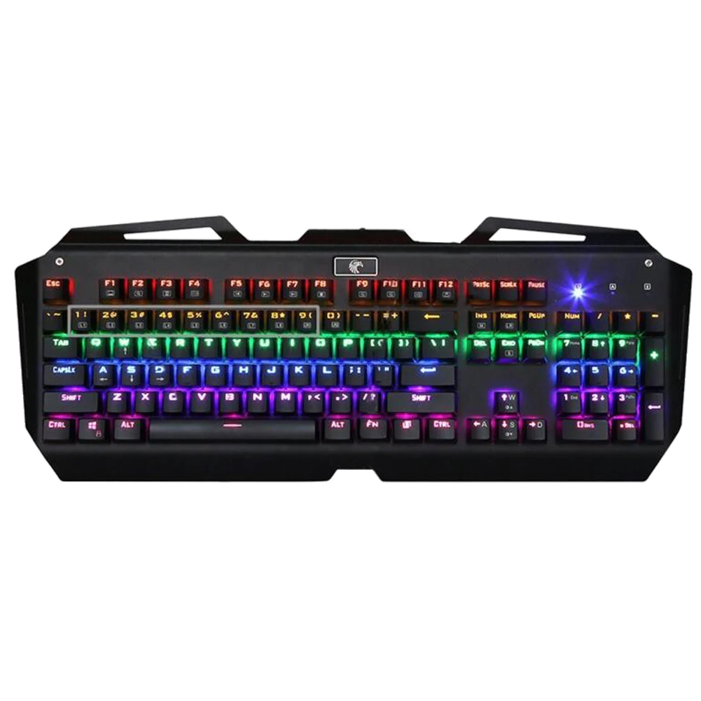 

Generic X7000 Multicolor Backlit 104 Keys Mechanical Gaming Keyboard (black)