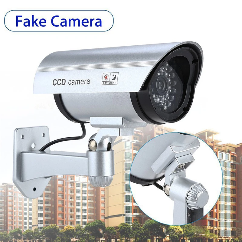 

Waterproof Dummy Fake CCTV Camera With Flashing LED For Outdoor or Indoor Realistic Looking fake Camera for Security