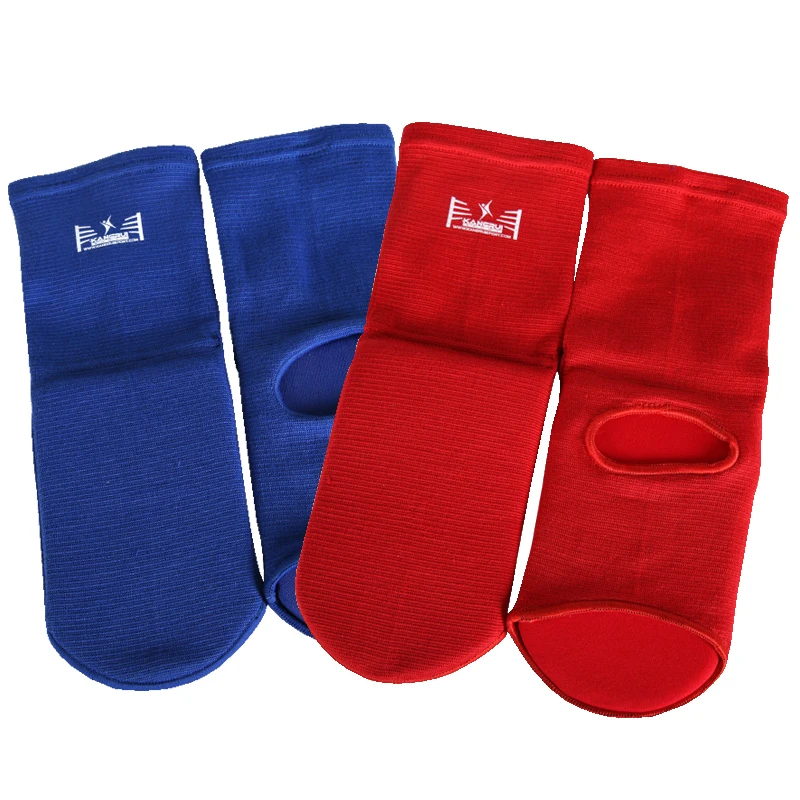 

Sanda instep guard instep ankle brace cotton contest Taekwondo instep guard mma boxing ankle brace drop foot kick boxing shoes