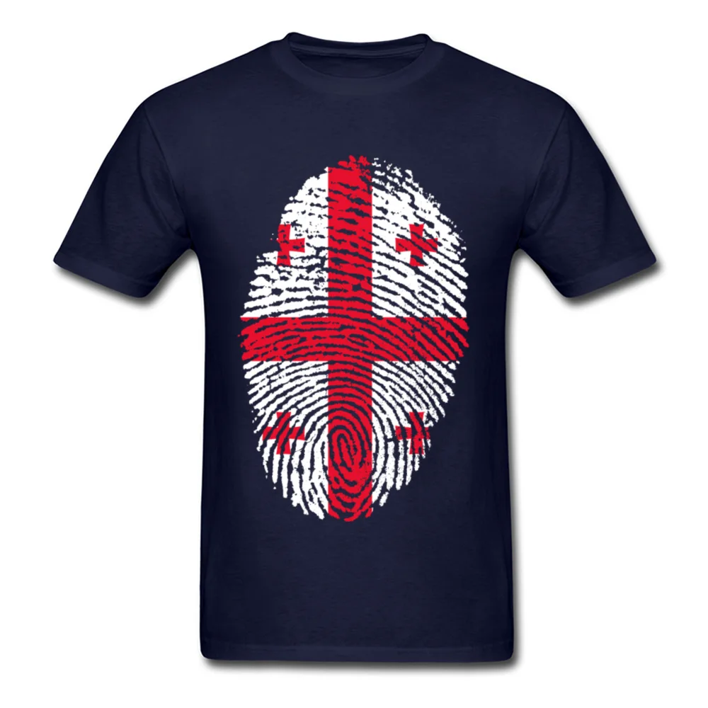Georgia Flag Fingerprint_navy