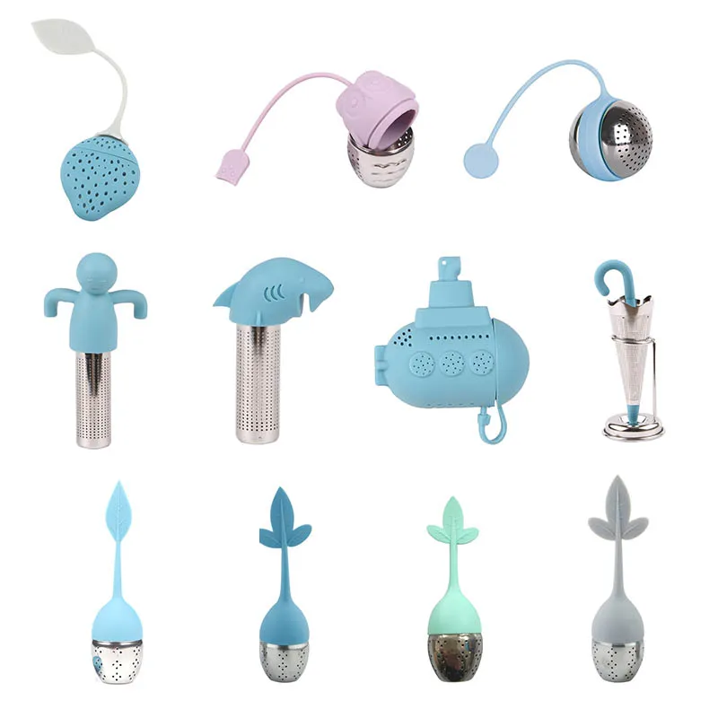 

1Pcs Strawberry Reusable Tea Accessories Tea Infuser Silicone Herbal Tea Cup Spice Filter Tea Strainer Tea Tools Portable
