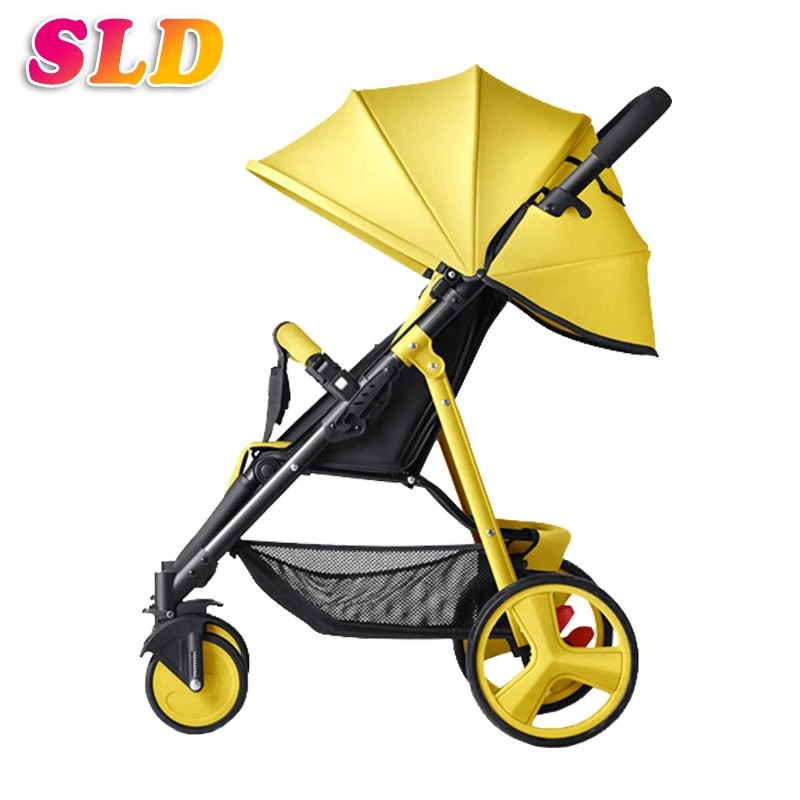 SLD детская коляска научный дизайн легко складывается и удобно 0-3 лет 7 кг несущая способность 25 кг. стальная рама Колеса EVA хорошая