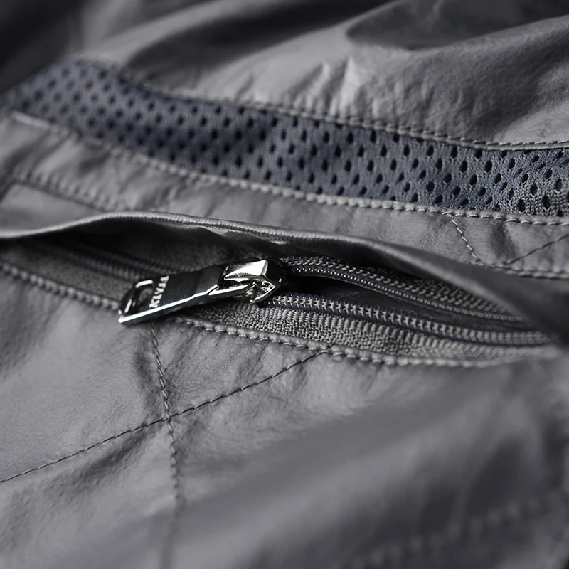 Minglu куртка с капюшоном Мужские комплекты(куртки+ брюки) Роскошные вентилируемые с сеткой повседневные спортивные мужские комплекты размера плюс 4xl весенние тонкие мужские комплекты