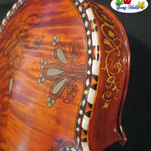 Роскошный необычный норвежский скрипка 15 1/" Альта(4*4) концерта#10233