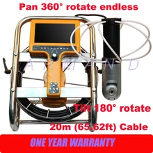 Home and Industrial Chimney Inspection Camera Systems 360 degree pan tilt cameras HD 7inch Monitor stove inspection