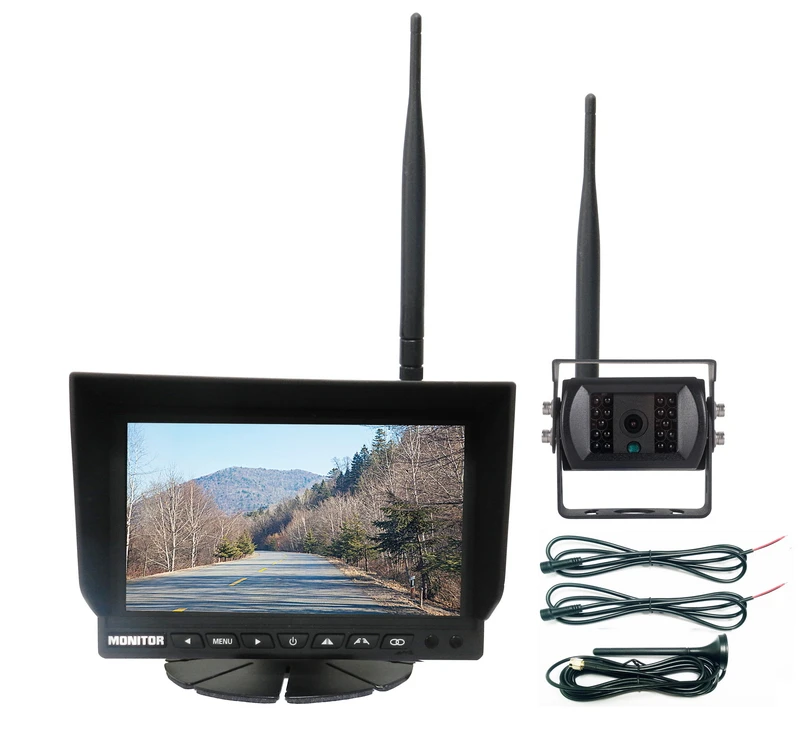 

7 inch Digital Wireless Backup Camera System for commercial vehicles ,truck, harvester, trailer
