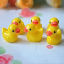 100 шт Смола 3D желтый подарок маленькая утка для скрапбукинга ремесло украшения