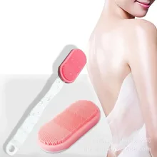 Электрический силиконовый ультразвуковая щетка для ванны щетки для ванной с длинной ручкой многофункциональная щетка для ванны