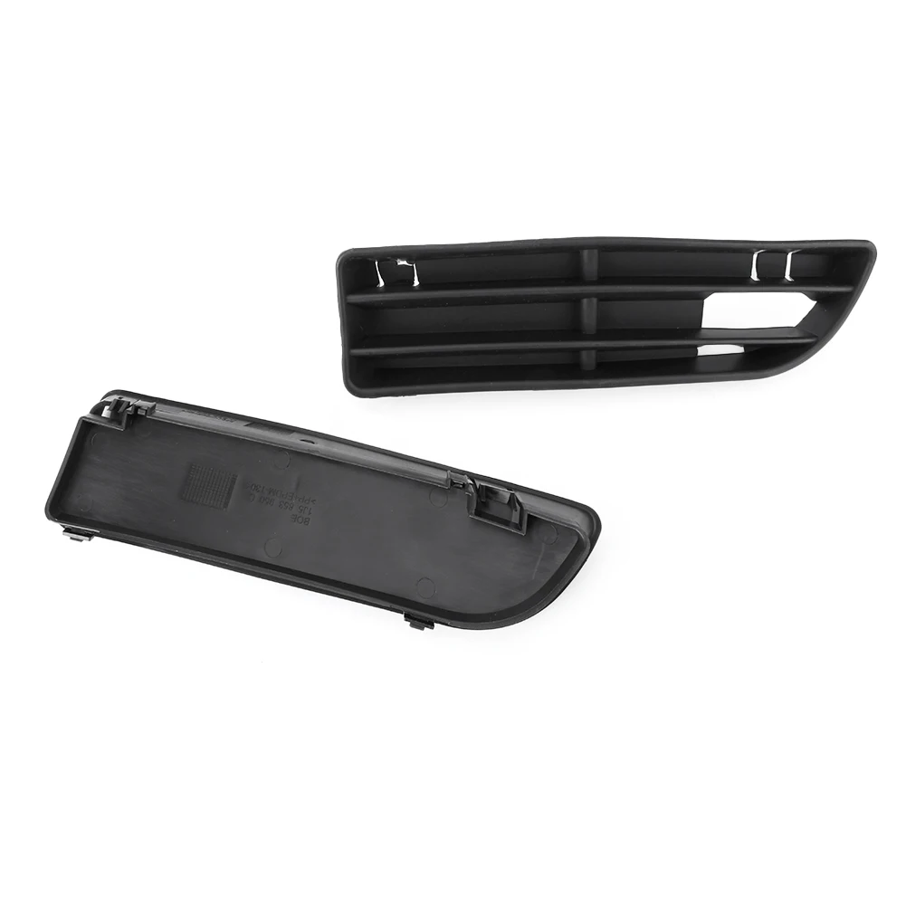 Front Bumper Lower Side Vent Grille Grill Cover Set For VW Volkswagen Jetta MK4 1999-2005 Black Car Spare Parts Accessories