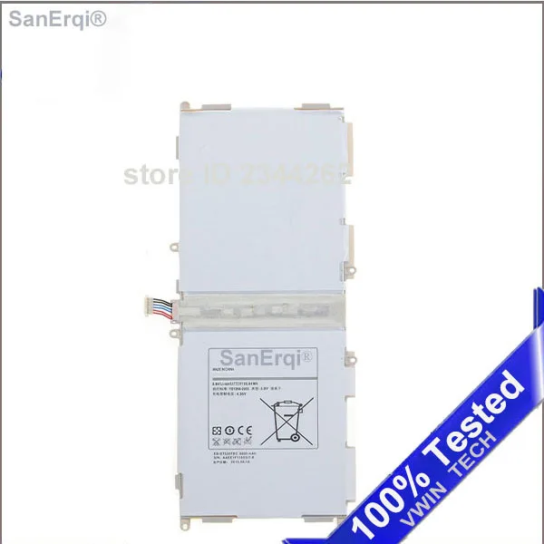 Батарея для samsung GALAXY Tab 4 T530 T531 T533 T535 P5220 Батарея EB-BT530FBC EB-BT530FBE SanErqi