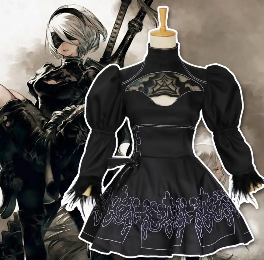 Бесплатная доставка PP 2B 9S NieR: Automata костюм для косплея Модель B форма |