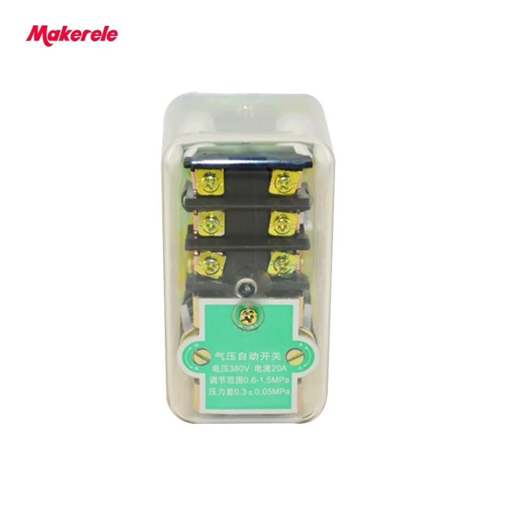 Air Compressor Pressure Regulator Switch 3 phase electrically MK-ACPS11 8.0 Kgf/cm3 Pressure Control Switch For Air Compressor Air Compressor Pressure Regulator Switch 3 phase electrically MK-ACPS11 8.0 Kgf/cm3 Pressure Control Switch For Air Compressor