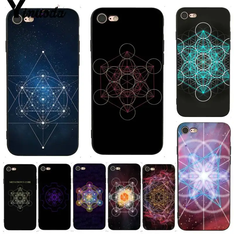 

Yinuoda For iphone 7 6 X Case Metatron Array Luxury High-end Protector Phone Case for iPhone 7 X 6 6S 8 Plus X 5 5S SE XS XR