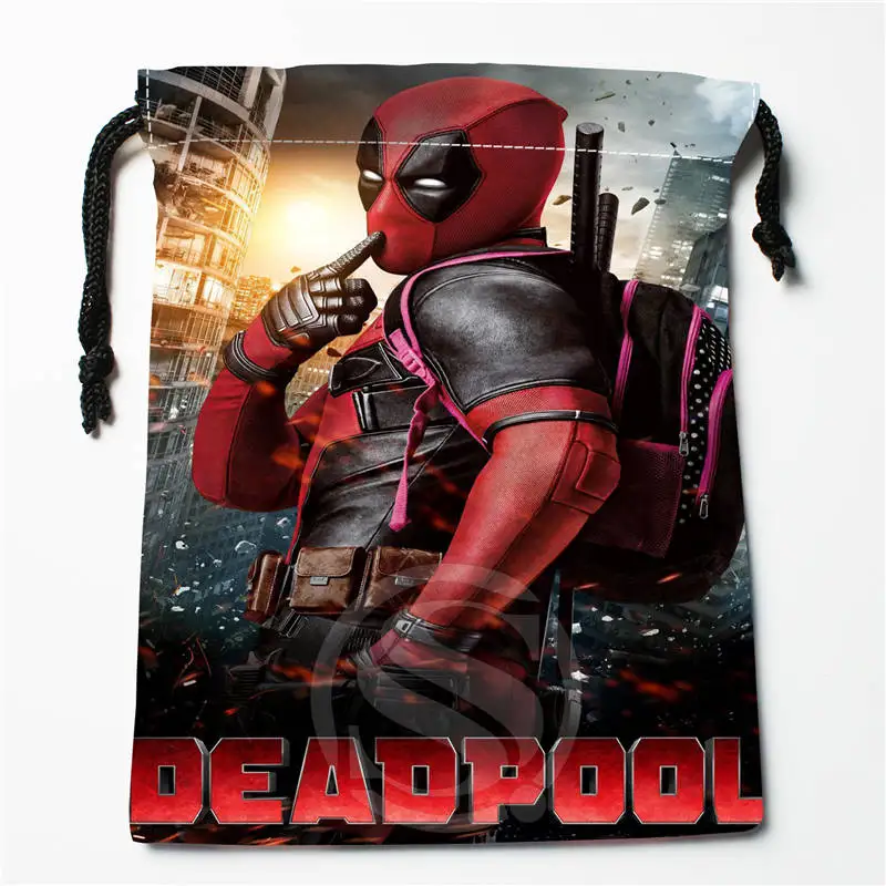 v bN78 New Deadpool Custom Printed receive Bag Compression Type drawstring bags size 18X22cm 7 12JvN78