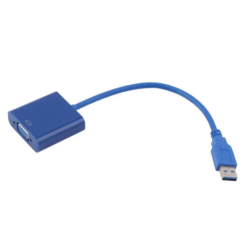 

10PCS New USB 3.0 to VGA Graphic Converter Card Display Cable Adapter 1080P