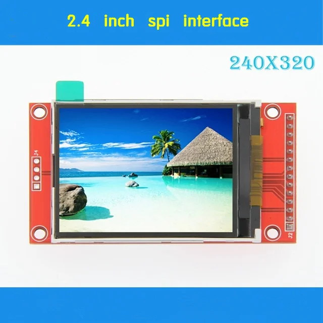 2,4 дюймов SPI TFT lcd модуль последовательного порта 3,3 В адаптер PBC SD ILI9341 совместим с 5110 без касания 320*240 для raspberry pi