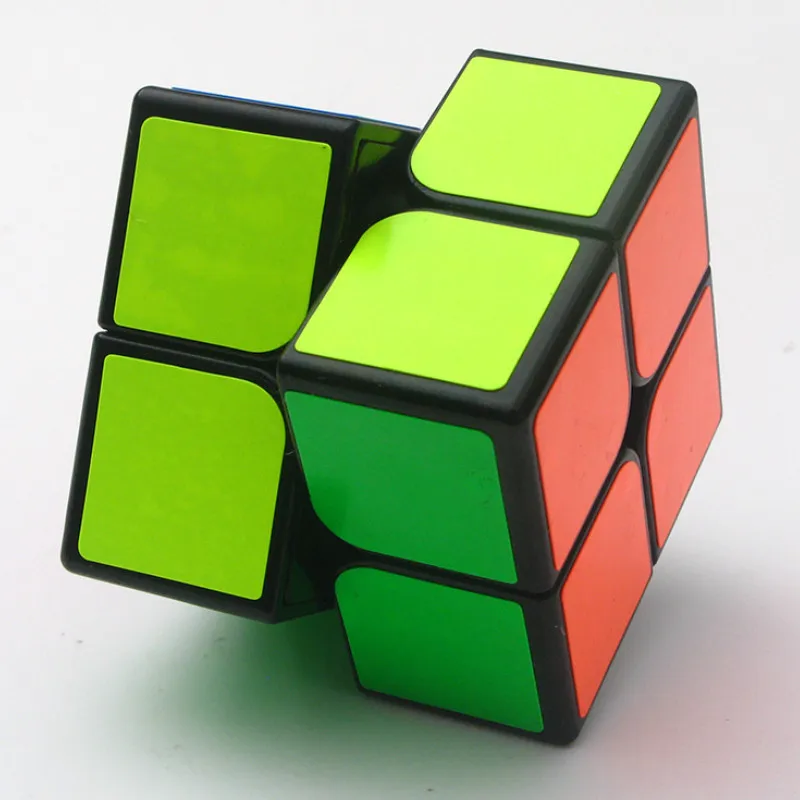 QIYI QIDI 2X2X2 магический скоростной кубик Карманный головоломка без наклеек Профессиональный скоростной кубик 2х2 образовательные забавные игрушки для детей