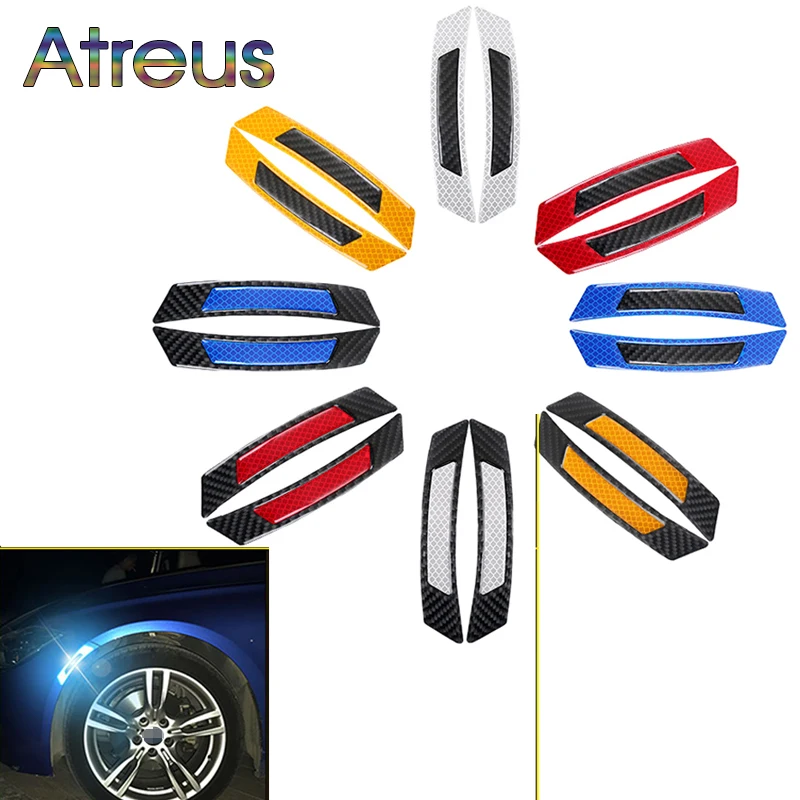 

Carbon Fiber Car Reflective Strip Protective Sticker For Fiat VW Polo Golf MK4 4 5 MK7 Touran Bora Skoda Rapid Fabia Superb 2018