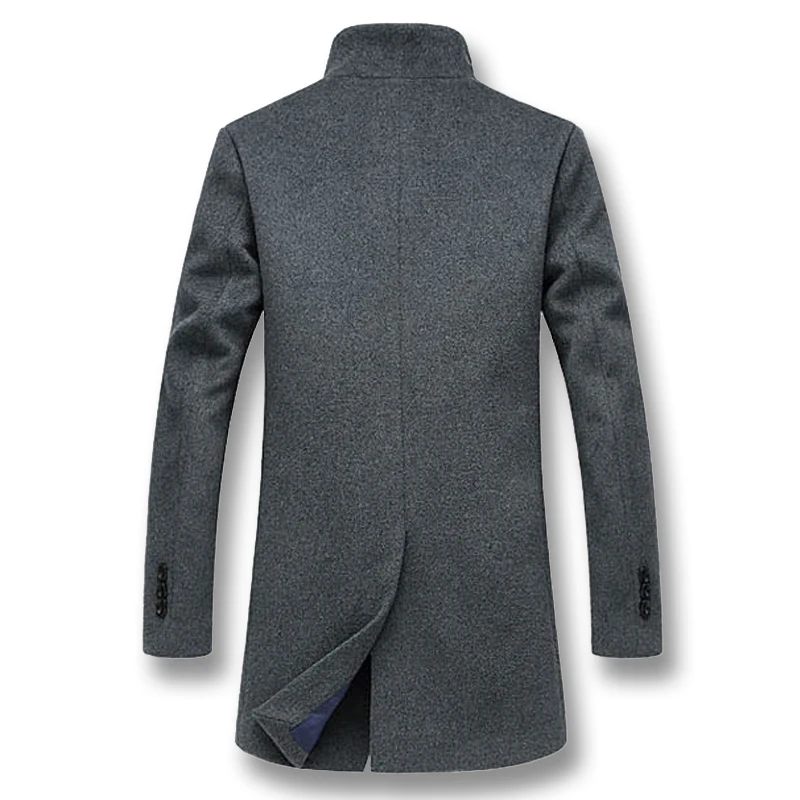 2021 Smart повседневное шерстяное пальто с длинными рукавами куртки Jaqueta Masculina