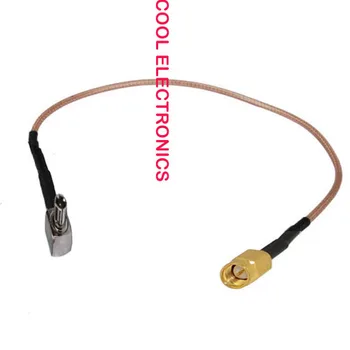 

50pcs Right Angle TS9 TS-9 to SMA Female Male Adapter Connector RF Coax Pigtail RG178 Cable 25cm